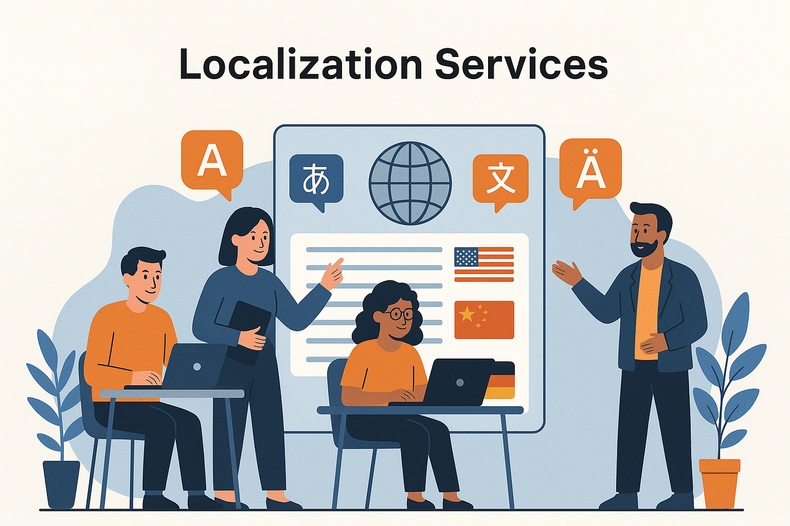 Localization and translation for IT products